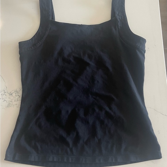 Tribal Black Scoop Neck Bead Embellished Tank - Picture 5 of 6